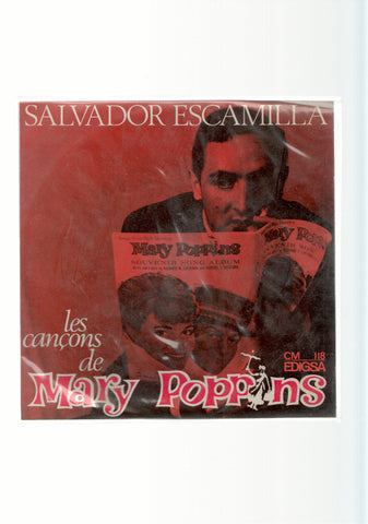 Vinilo-Single: SALDADOR ESCAMILLA - Les cancons de MARY POPPINS (Edigsa)