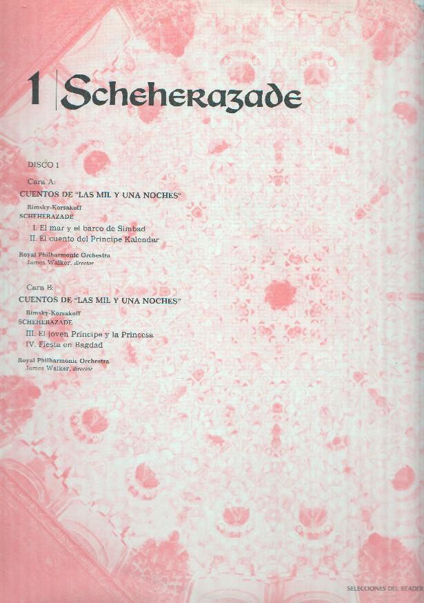 DISCO/VINILO: SHEHERAZADE, Un Festival de Musica Exotica: Disco Numero 01 (Readers Digest 1970)