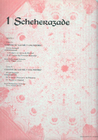 DISCO/VINILO: SHEHERAZADE, Un Festival de Musica Exotica: Disco Numero 01 (Readers Digest 1970)