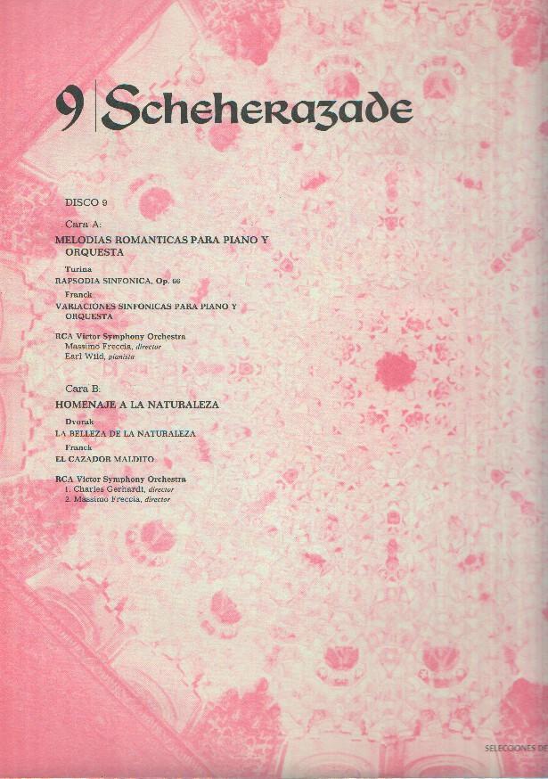 DISCO/VINILO: SHEHERAZADE, Un Festival de Musica Exotica: Disco Numero 09 (Readers Digest 1970)