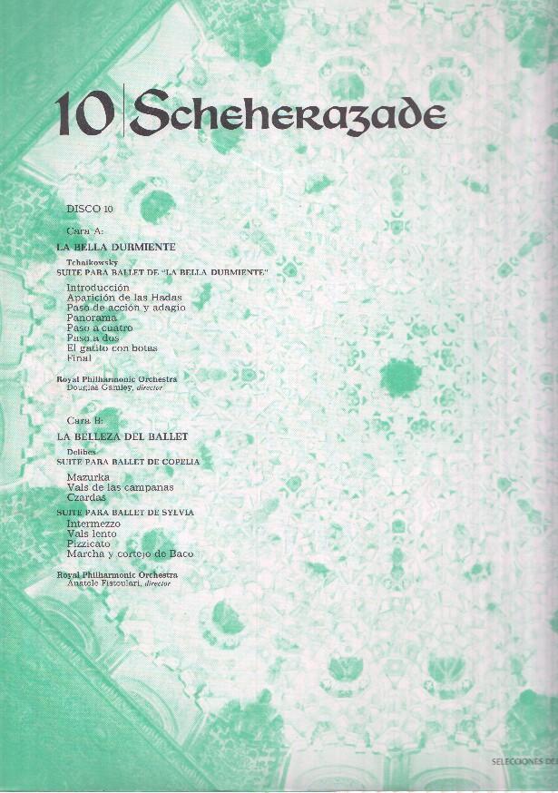 DISCO/VINILO: SHEHERAZADE, Un Festival de Musica Exotica: Disco Numero 10 (Readers Digest 1970)