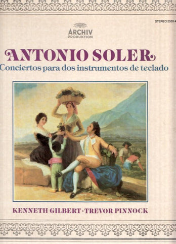 Disco/Vinilo-LP: ANTONIO SOLER - 6 Conciertos para dos instrumentos de teclado (Archiv Produktion)