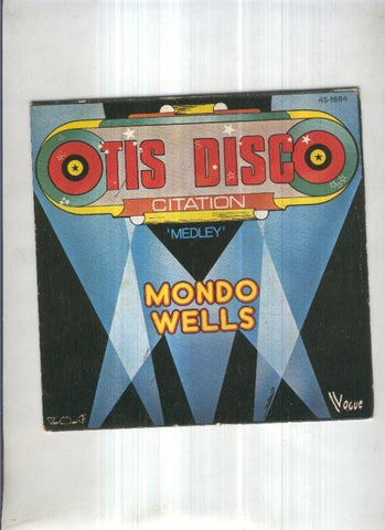 Funda Vinilo Single: MONDO WELLS - Otis Disco Citation Medley (Solo Funda)