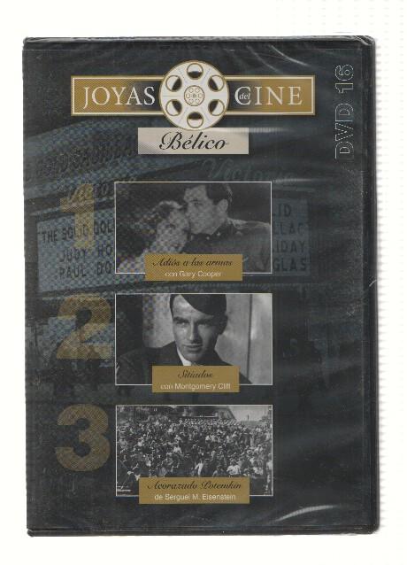 DVD-Cine: Joyas del Cine, Numero 16 (Belico): Adios a las Armas, Sitiados y Acorazado Potemkin