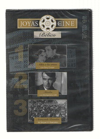 DVD-Cine: Joyas del Cine, Numero 16 (Belico): Adios a las Armas, Sitiados y Acorazado Potemkin