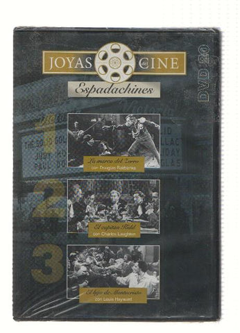 DVD-Cine: Joyas del Cine, Numero 20 (Espadachines): La Marca del Zorro, El Capitan Kidd, El Hijo de Montecristo