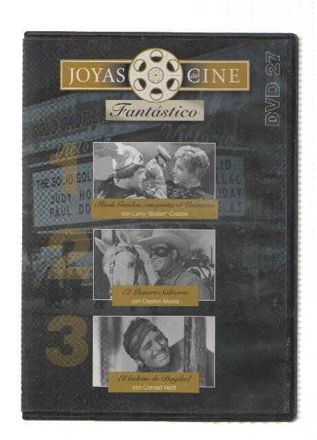 DVD-Cine: Joyas del Cine, Numero 27 (Fantastico): Flash Gordon Conquista el Universo, El Llanero Solitario, El Ladron de Bagdad