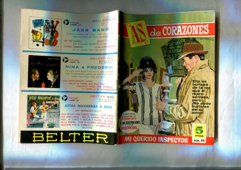 Coleccion As de Corazones numero 044: Mi querido inspector (dibujos de Badia Camps)