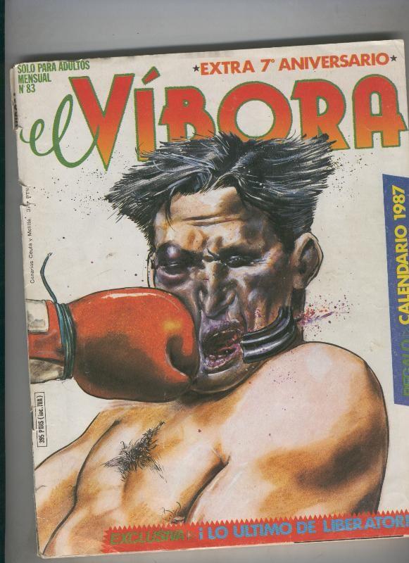 El Vibora revista numero 083: cubierta mal estado y suelta 