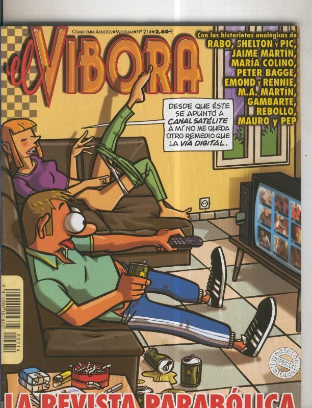 El Vibora revista numero 214: Rubber Flesh, Demonio rojo, Xandra, R Boy, Odio, etc