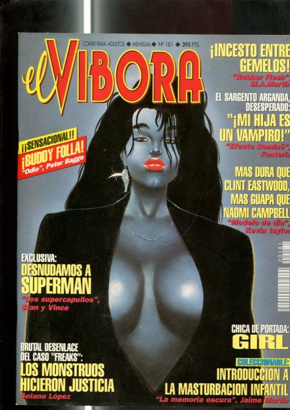 El Vibora revista numero 181: Rubber Flesh, Odio, Modelo de dia, etc