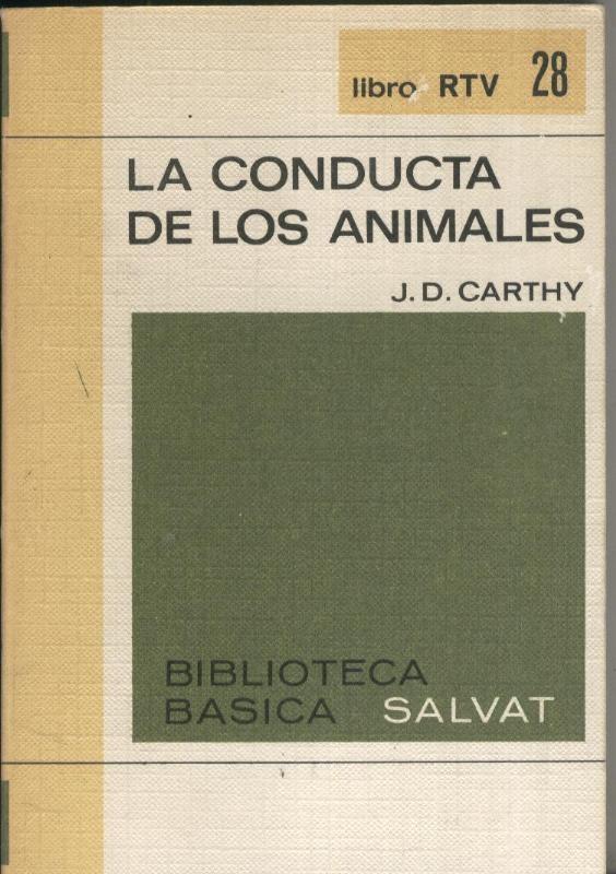 Libro RTV numero 028: La conducta de los animales
