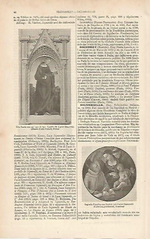 LAMINA ESPASA 2556: Cuadros de Signorelli