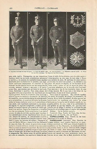 LAMINA ESPASA 4247: Uniforme del Capellan Campestre