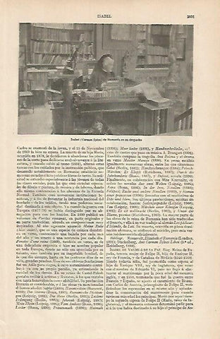 LAMINA ESPASA 7243: Isabel de Rumania en su despacho
