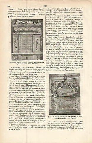 LAMINA ESPASA 9529: Tumbas esculpidas por Mariano de Nola