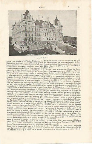LAMINA ESPASA 9931: Capitolio de Albany Escocia