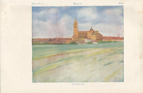 LAMINA ESPASA 12515: Ssegovia por Cristobal Ruiz