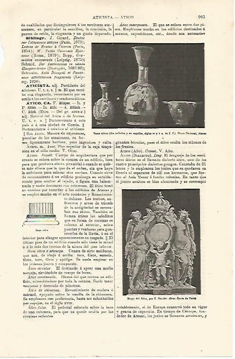 LAMINA ESPASA 12958: Vasos aticos