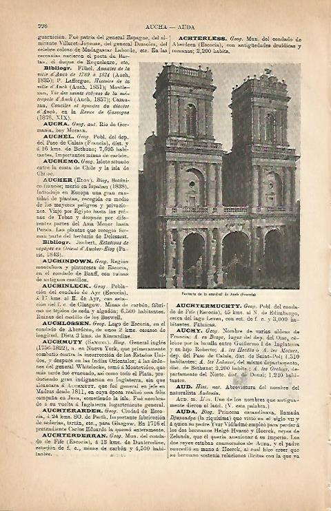 LAMINA ESPASA 5723: Catedral de Auch Francia