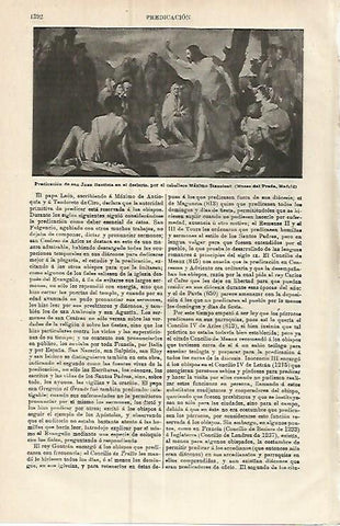 LAMINA ESPASA 17317: Predicacion de San Juan por Stanzioni