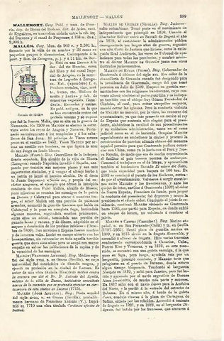 LAMINA ESPASA 18586: Escudo de Mallen Zaragoza