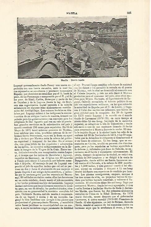 LAMINA ESPASA 18628: Barrio Tagale en Manila
