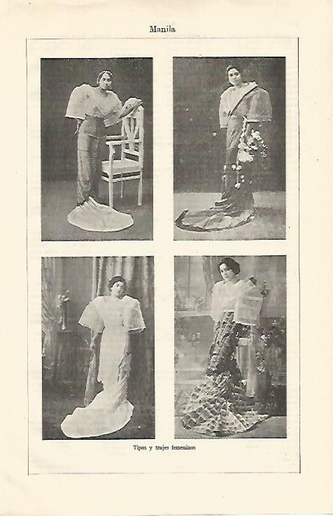LAMINA ESPASA 18630: Trajes de mujeres en Manila