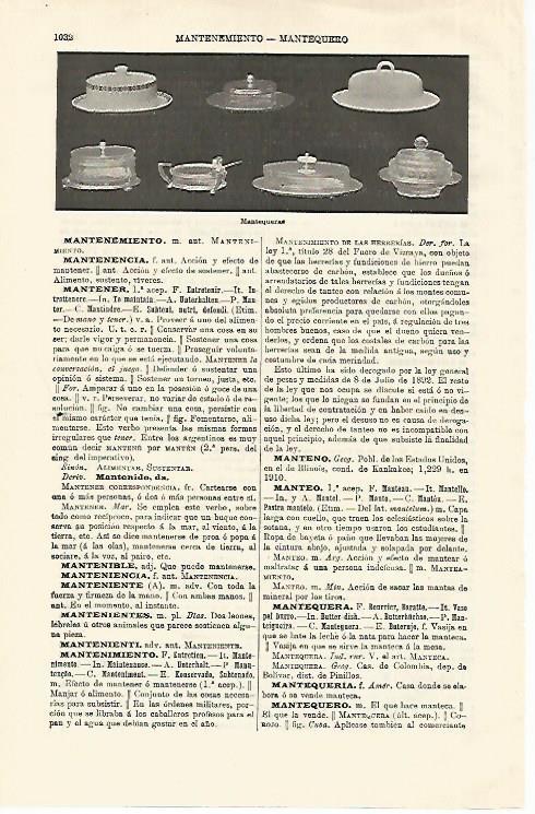 LAMINA ESPASA 18662: Mantequeras