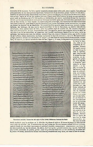 LAMINA ESPASA 18677: Manuscrito del siglo V