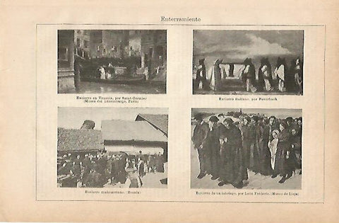 LAMINA ESPASA 18786: Enterramiento