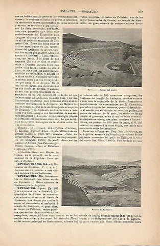 LAMINA ESPASA 18805: Teatro de Epidauro