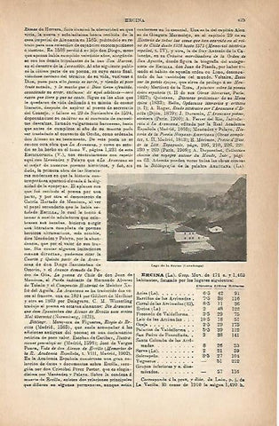 LAMINA ESPASA 18823: Lago de la Ercina Covadonga