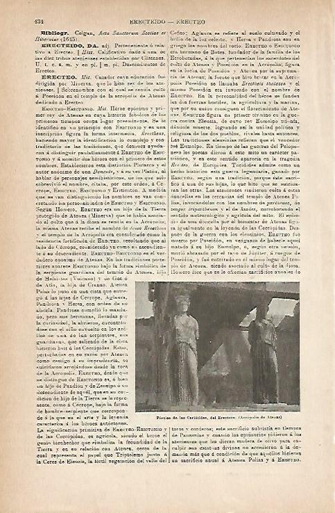 LAMINA ESPASA 18825: Cariatides del Erecteon en Atenas