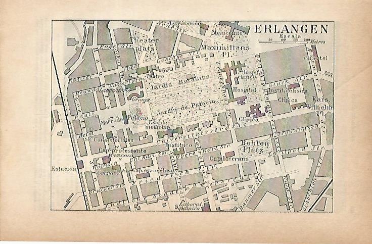 LAMINA ESPASA 18833: Plano de Erlangen