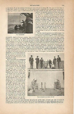 LAMINA ESPASA 18842: Buzos trabajando en el fondo del mar