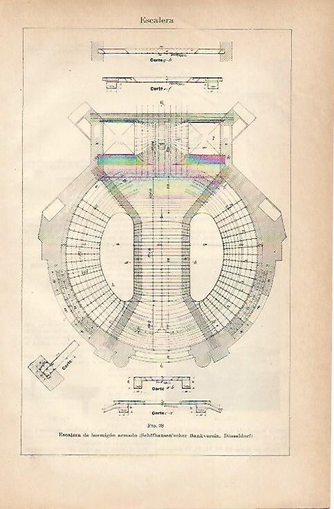 LAMINA ESPASA 18847: Escalera del Schffhausenscher Bankverein