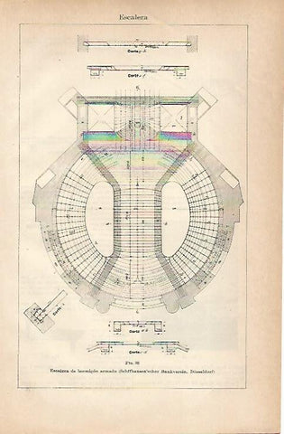 LAMINA ESPASA 18847: Escalera del Schffhausenscher Bankverein