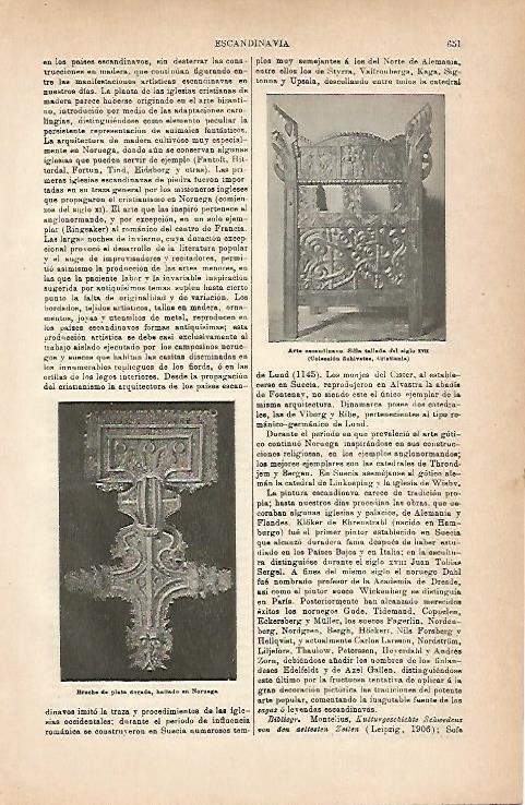 LAMINA ESPASA 18860: Arte escandinavo