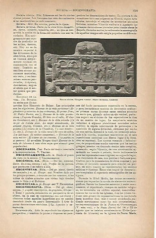 LAMINA ESPASA 18865: Lampara romana del Museo Britanico