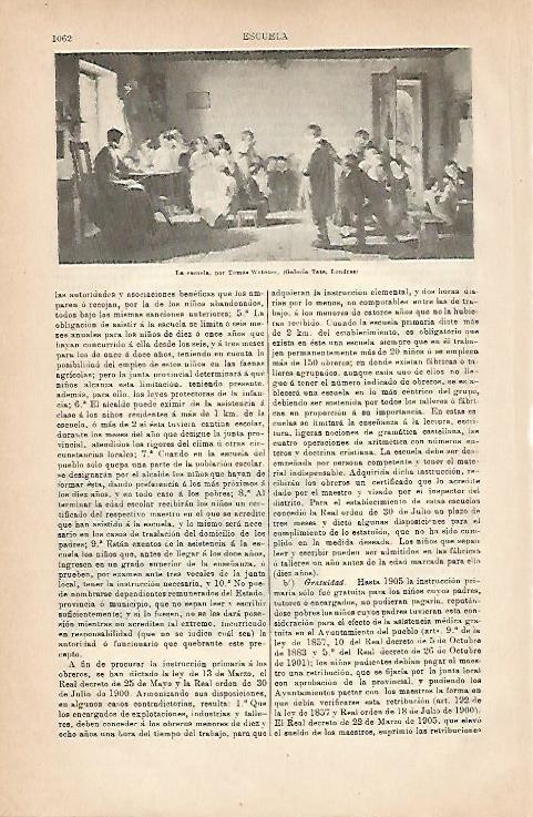 LAMINA ESPASA 18942:La escuela por Webster