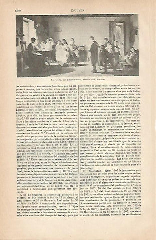 LAMINA ESPASA 18942:La escuela por Webster