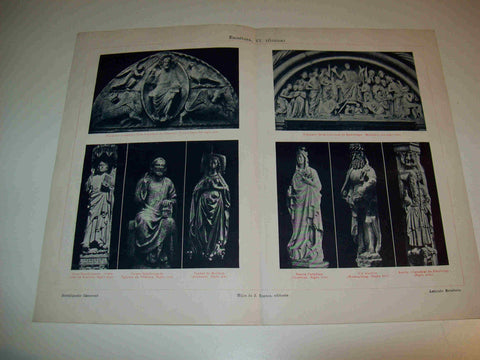 LAMINA ESPASA 18958: Escultura gotica