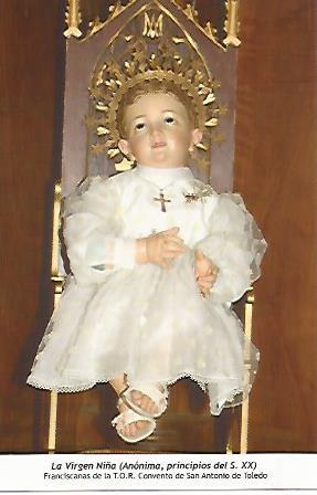 POSTAL 18478: La Virgen Niña. Convento de San Antonio de Toledo