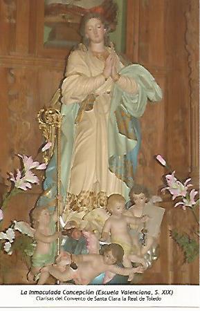 POSTAL 18486: La Immaculada Concepcion. Siglo XIX. Toledo