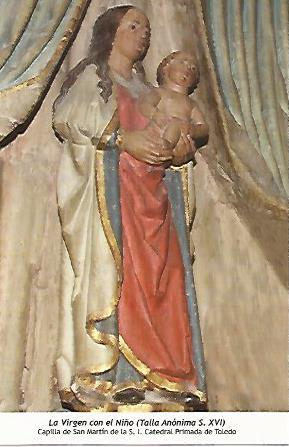 POSTAL 18501: La Virgen con el Niño. Toledo