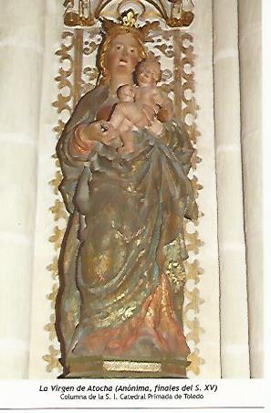 POSTAL 18503: La Virgen de Atocha. Catedral de Toledo