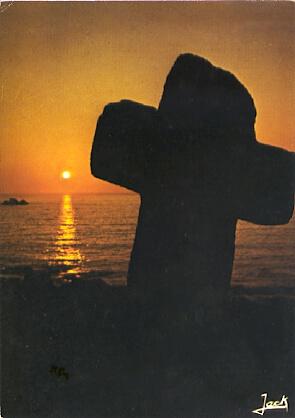 POSTAL 56762: Derniers reflets sur la cote Bretagne