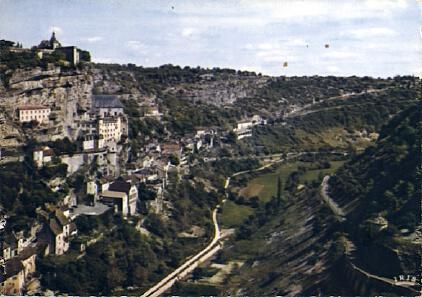 POSTAL 56798: Roc Amadour (Lot) Lleu de pelerinage celebre des le Moyen Age
