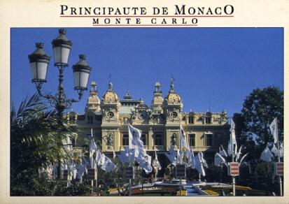 POSTAL 56833: Principaute de Monaco Monte Carlo Le Casino